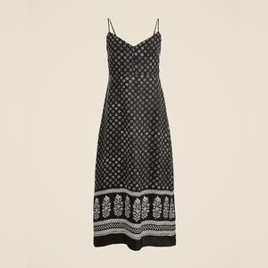 J. Crew Collection Natasha Slip Dress in Block Print, 8